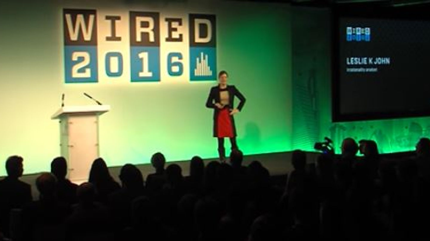 Here's Professor John in action at Wired